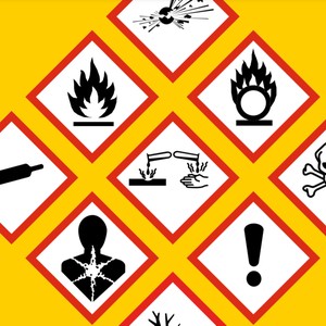 Les pictogrammes de dangers sur les produits chimiques