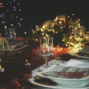 Une table de Noël