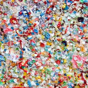 Des déchets en plastique