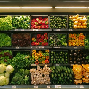 légumes de supermarchés