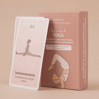 Mes cartes de yoga Hatha vinyasa, par Yogasana