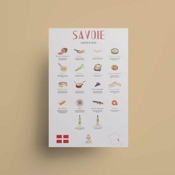 Affiche de la Savoie - AOC
