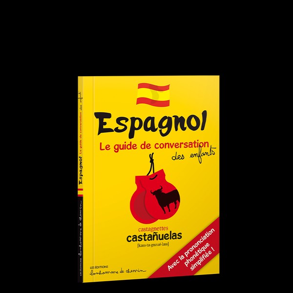 livre "le guide de la conversation espagnol" pour enfants 
