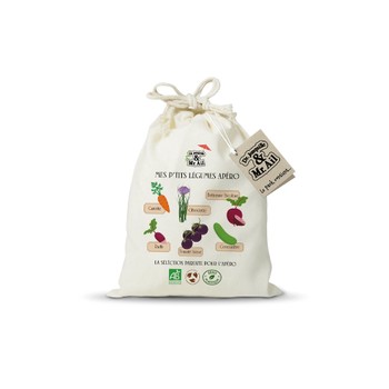 Le kit de jardinage pour semer des légumes pour l'apéro - Dr. Jonquille & Mr. Ail