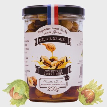 La pâte à tartiner au miel et aux noisettes torréfiées - Abeilles de Malescot