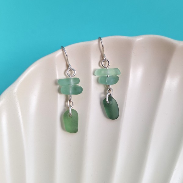 Boucles d'oreille turquoise Paia studio