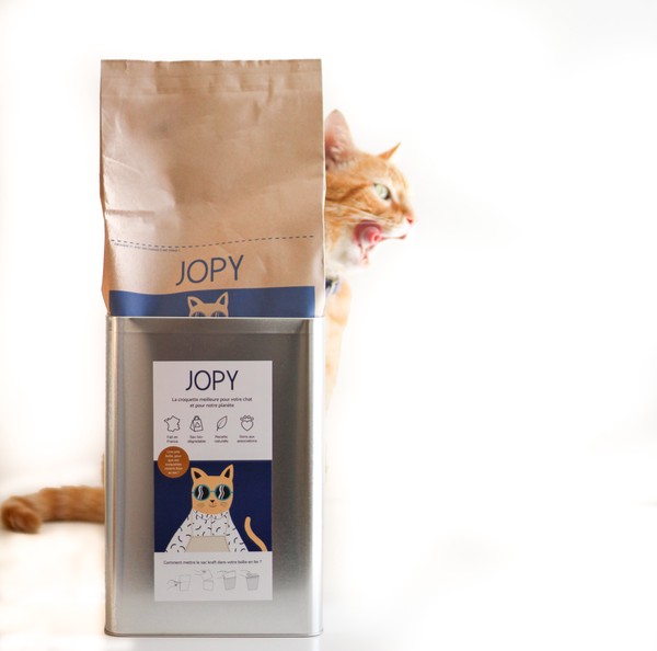 Chat et croquettes JOPY