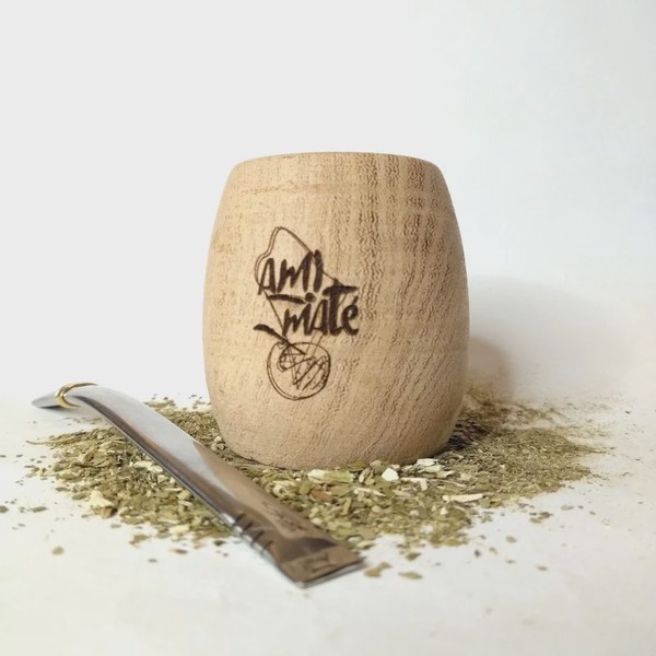 Bombilla en bois Amimate