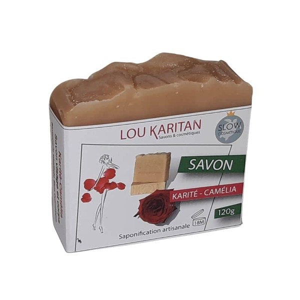 Savon Karité Camélia Slow Cosmétique - Lou Karitan