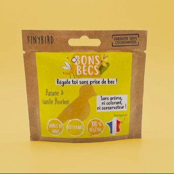 Les BonsBecs Banane et Vanille Bourbon de Tinybird