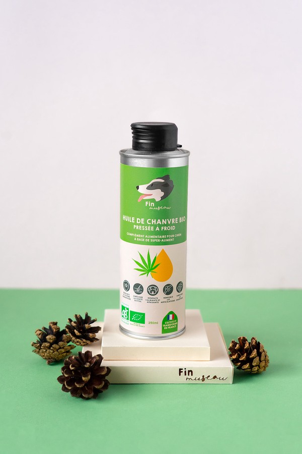 Huile de chanvre pour chiens