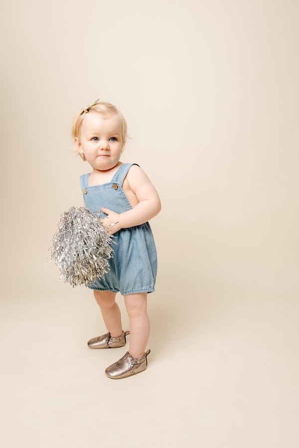 Chaussure pour bébé doré - Deux Bouts