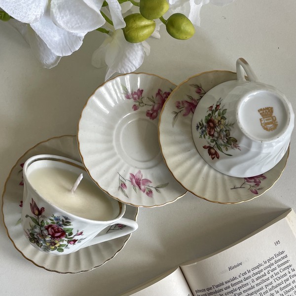 2 tasses en porcelaine - Maison Meliae