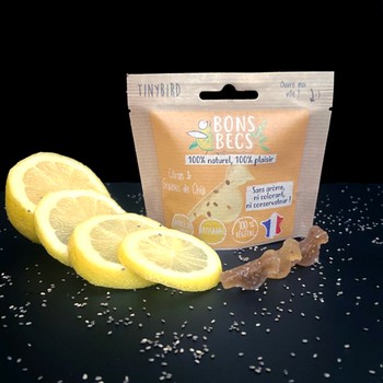 Bonbons citrons et graines de chia TinyBird