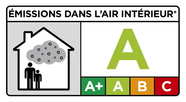 Étiquette Émissions dans l’air intérieur