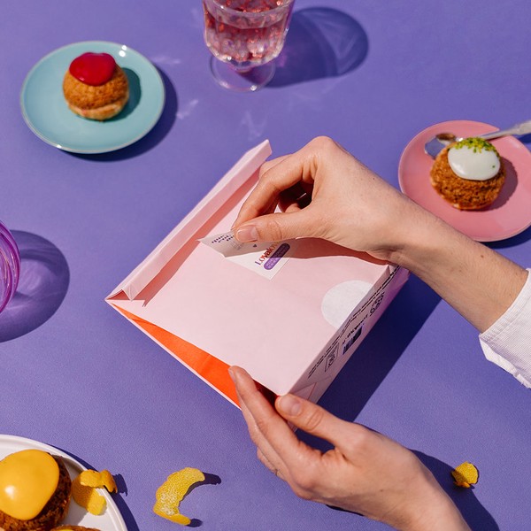 Pochette rose Lovalova