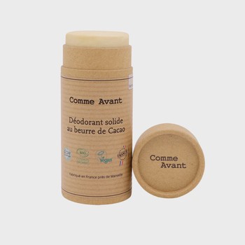 Déodorant solide au beurre de cacao - Comme avant