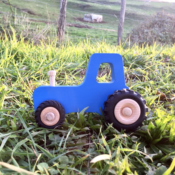 Tracteur Joseph bleu Fraise et Bois