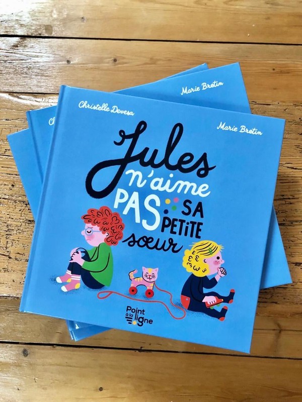 Livre Jules n'aime pas sa petite sœur des Éditions Point à la ligne