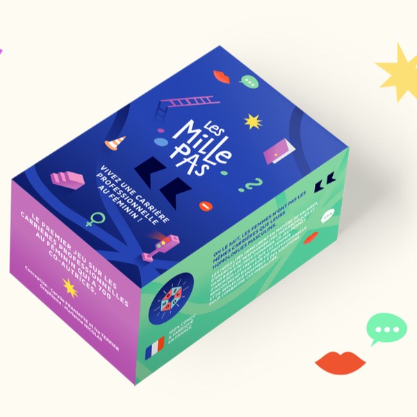 Packaging 2.0 du jeu "Les Mille Pas"
