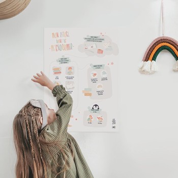 Le poster Rituel du coucher de L'Atelier Gigogne