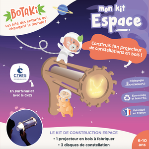 Le kit Espace (avec le CNES) | Construis ton projecteur de constellations en bois