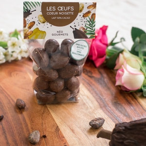 Les oeufs en chocolat - Coeur Noisette Lait 50%