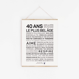 Affiche "40 ans"