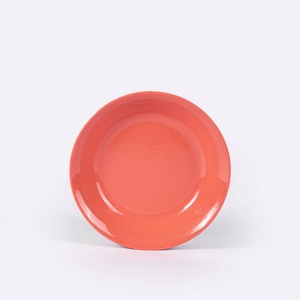 L'assiette creuse ronde en porcelaine - Terracotta