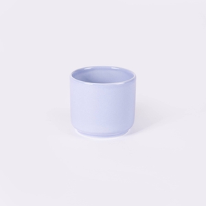 Tasse sans anse pour thé et café en porcelaine Bleu pastel