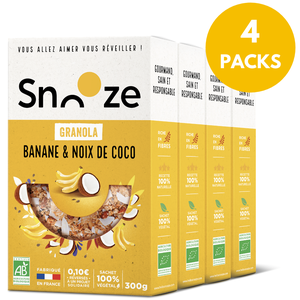 Pack Granola Banane & Noix de coco x4