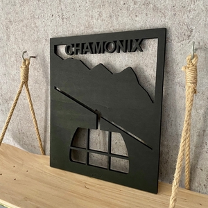 Tableau en bois "Chamonix"
