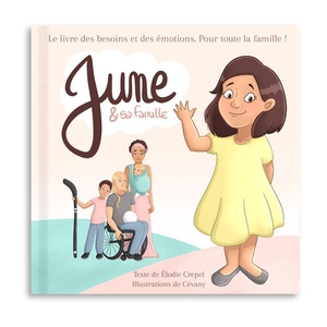 Livre « June et sa famille » - Elodie Crépel - Cévany