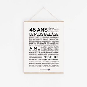 Affiche "45 ans"
