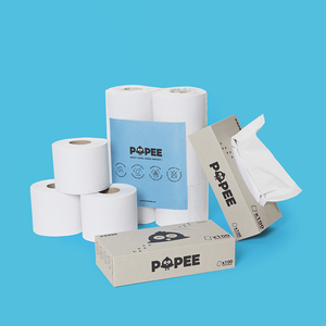 Les boîtes mixtes COMPACT : papier toilette + mouchoirs Écolabel et Origine France Garantie