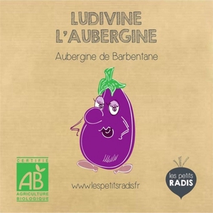 Ludivine l'Aubergine - Mini Kit de Graines