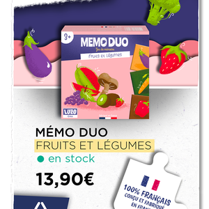 Mémo Duo - Fruits et légumes
