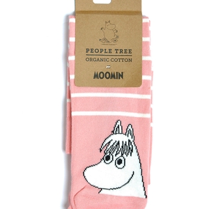 Chaussettes roses imprimées - Moomin
