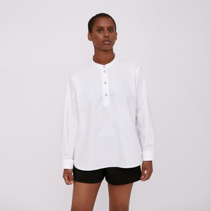 Organic Cotton Oxford Shirt Blanc